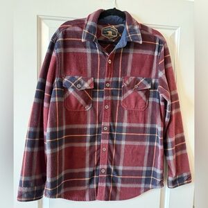 Men's Flannel Plaid Shirt Size Medium